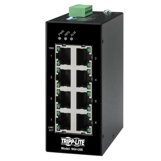 Tripp Lite NGI-U08 network switch Unmanaged Gigabit Ethernet (10/100/1000) Black1