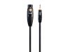 Monoprice 35802 audio cable 35.8" (0.91 m) XLR 3.5mm TRS Black2