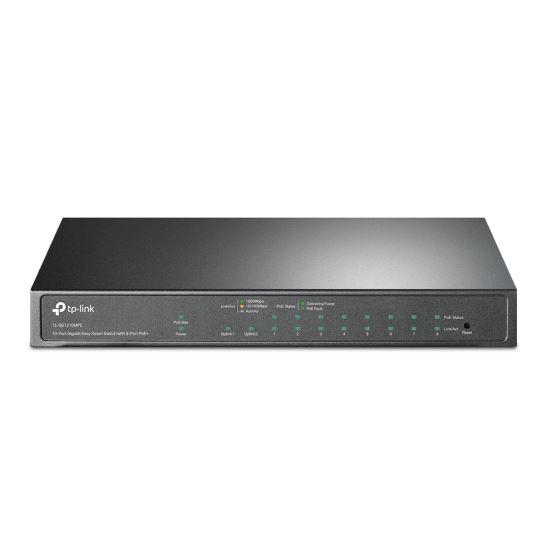 TP-Link TL-SG1210MPE network switch Gigabit Ethernet (10/100/1000) Black1