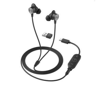 Logitech Zone Wired Teams Headset In-ear Office/Call center USB Type-C Graphite1