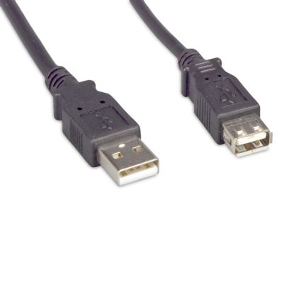 eNet Components USB2.0MAFA-50F USB cable 600" (15.2 m) USB 2.0 USB A Black1