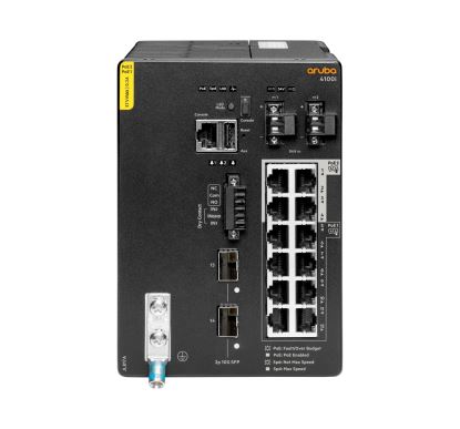 Hewlett Packard Enterprise Aruba 4100i Managed L2 Gigabit Ethernet (10/100/1000) Power over Ethernet (PoE) 4U Black1