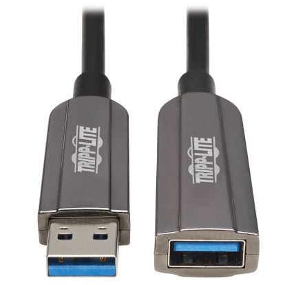 Tripp Lite U330F-50M-G1 USB cable 1968.5" (50 m) USB 3.2 Gen 1 (3.1 Gen 1) USB A Black, Gray1