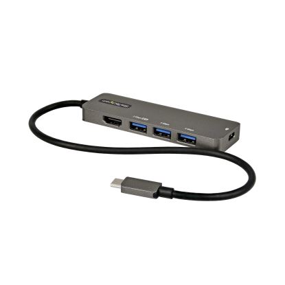 StarTech.com DKT30CHPD3 interface hub USB 3.2 Gen 1 (3.1 Gen 1) Type-C 5000 Mbit/s Black, Gray1