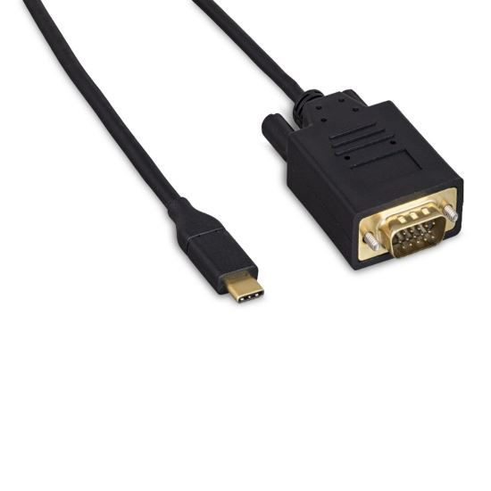 eNet Components USB3.1CM-VGA-3F video cable adapter 35.4" (0.9 m) USB Type-C VGA (D-Sub) Black1