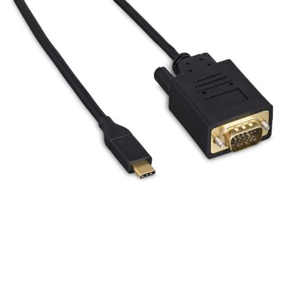 eNet Components USB3.1CM-VGA-6F cable gender changer USB 3.1C Black1