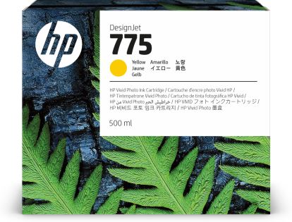 HP 775 500-ml Yellow Ink Cartridge1