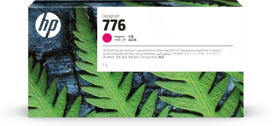 HP 776 1-liter Magenta Ink Cartridge1