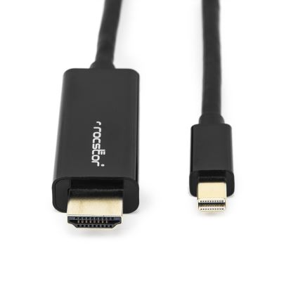 Rocstor Y10C195-B2 video cable adapter 39.4" (1 m) Mini DisplayPort HDMI Black1