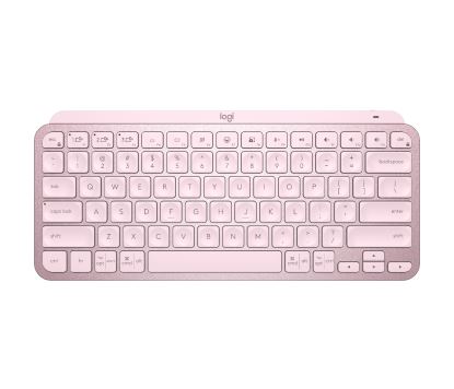Logitech MX Keys Mini keyboard RF Wireless + Bluetooth QWERTY US English Rose1