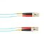 Picture of Black Box FOCMR10-LCLC-AQ-112 fiber optic cable 1342.5" (34.1 m) LC OFNR OM3 Aqua color