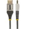 StarTech.com DP14VMM1M DisplayPort cable 39.4" (1 m) Black, Gray4