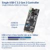 SYBA SY-ADA20232 interface cards/adapter Internal USB 3.2 Gen 2 (3.1 Gen 2)4