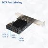 SYBA SY-PEX40166 interface cards/adapter Internal SATA6