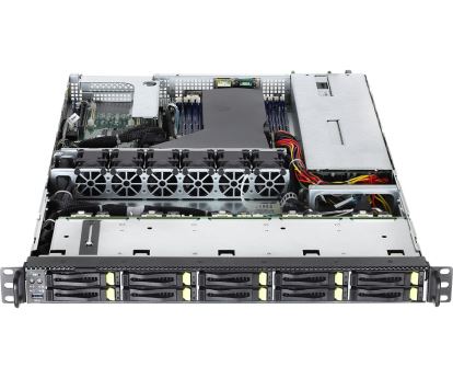 Asrock 1U10E-ROME/2T server barebone Socket SP3 Rack (1U) Black1