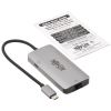 Tripp Lite U460-003-3AGALC interface hub USB 3.2 Gen 1 (3.1 Gen 1) Type-C 5000 Mbit/s Gray9