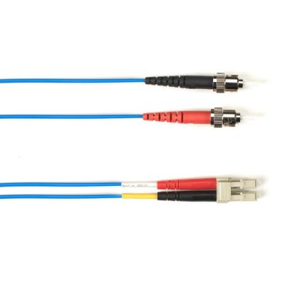 Black Box FOCMRM4-010M-STLC-BL fiber optic cable 393.7" (10 m) 2x ST 2x LC OFNR OM4 Blue1