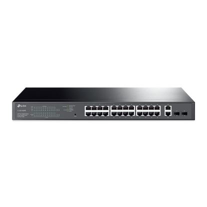 TP-Link TL-SG1428PE network switch Managed Gigabit Ethernet (10/100/1000) Power over Ethernet (PoE) 1U Black1