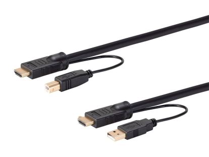 Monoprice Switch Series KVM cable Black 118.1" (3 m)1