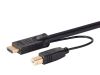 Monoprice Switch Series KVM cable Black 118.1" (3 m)3