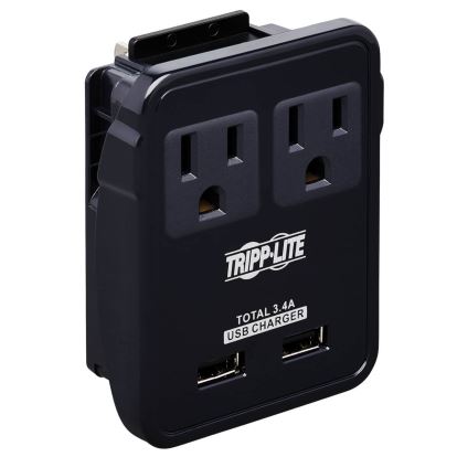 Tripp Lite SK2UTRAVAM mobile device charger Black Indoor1