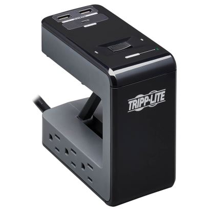 Tripp Lite TLP648UCBAM surge protector Black, Gray 6 AC outlet(s) 120 V1