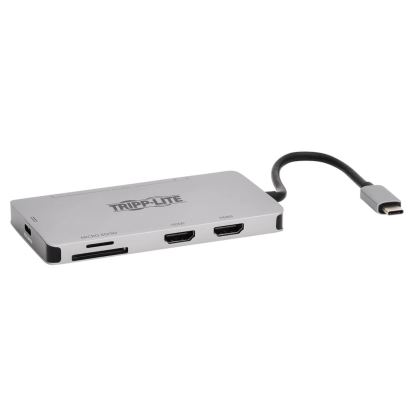 Tripp Lite U442-DOCK8-GG notebook dock/port replicator Wired USB 3.2 Gen 1 (3.1 Gen 1) Type-C Black, Gray1