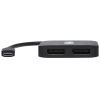 Tripp Lite U444-2DP-MST4K6 video cable adapter 4.72" (0.12 m) USB Type-C 2 x DisplayPort Black3