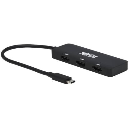 Tripp Lite U444-3H-MST video cable adapter 4.72" (0.12 m) USB Type-C 3 x HDMI Black1