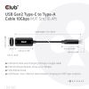 CLUB3D CAC-1536 USB cable 196.9" (5 m) USB4 Gen 3x2 USB C USB A5