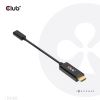 CLUB3D CAC-1333 video cable adapter 8.66" (0.22 m) HDMI Type A (Standard) USB Type-C Black1