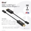 CLUB3D CAC-1333 video cable adapter 8.66" (0.22 m) HDMI Type A (Standard) USB Type-C Black3