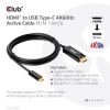 CLUB3D CAC-1334 video cable adapter 70.9" (1.8 m) HDMI Type A (Standard) USB Type-C3