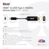 CLUB3D CAC-1334 video cable adapter 70.9" (1.8 m) HDMI Type A (Standard) USB Type-C4