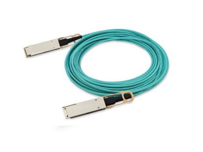 Hewlett Packard Enterprise JL856A fiber optic cable 78.7" (2 m) QSFP28 Cyan1