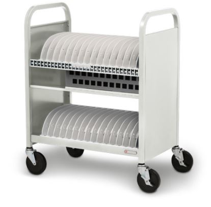 Bretford CUBE Transport Cart Portable device management cart Gray1