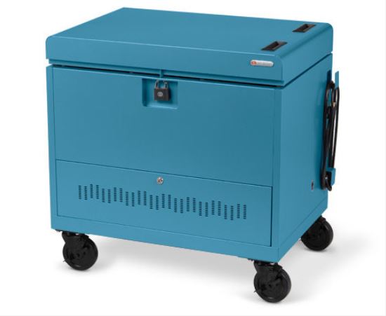 Bretford CUBE Toploader Portable device management cart Blue1