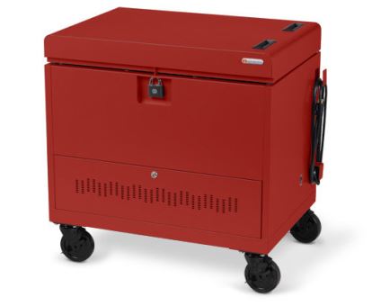 Bretford CUBE Toploader Portable device management cart Red1