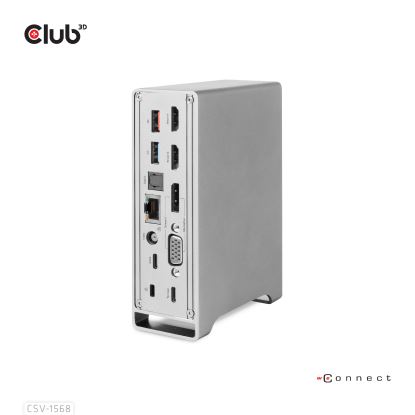 CLUB3D CSV-1568 notebook dock/port replicator Docking USB 3.2 Gen 2 (3.1 Gen 2) Type-C Metallic1