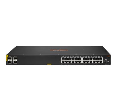 Hewlett Packard Enterprise Aruba 6000 24G Class4 PoE 4SFP 370W Managed L3 Gigabit Ethernet (10/100/1000) Power over Ethernet (PoE) 1U1