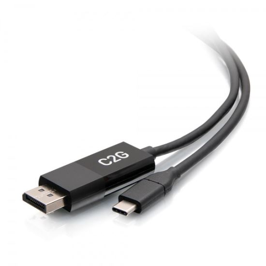 C2G C2G54474 video cable adapter 35.4" (0.9 m) USB Type-C DisplayPort Black1