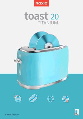 Corel Roxio Toast Titanium 20 Academic 1 license(s) Electronic Software Download (ESD) Multilingual1