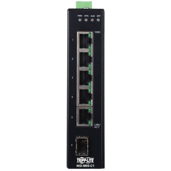 Tripp Lite NGI-M05-C1 network switch Managed Gigabit Ethernet (10/100/1000) Black1