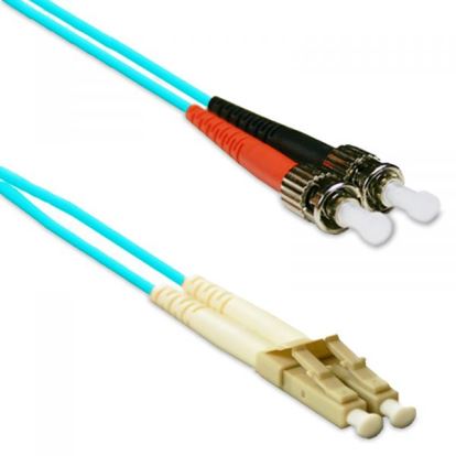 eNet Components STLC-10G-7M-ENT fiber optic cable 275.6" (7 m) ST LC OM3 Aqua color1