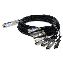 AddOn Networks CAB-O-8S-200G-3M-AO InfiniBand cable 118.1" (3 m) OSFP 8xSFP28 Black, Silver1