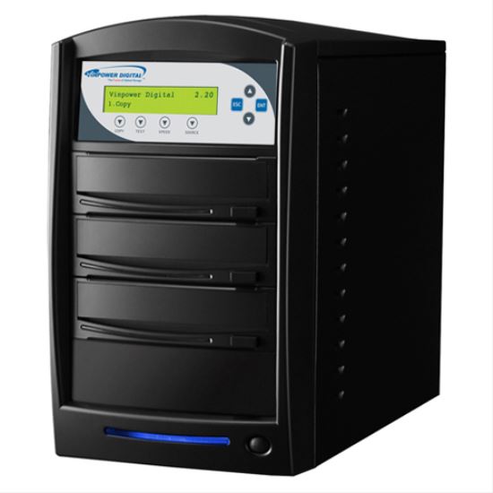 Vinpower Digital SharkNet DVD/CD 1:2 Optical disc duplicator 2 copies Black1