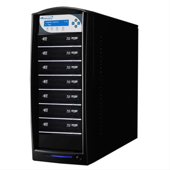 Vinpower Digital SharkBlu SATA Blu-ray/DVD/CD HDD-7 HDD duplicator 7 copies Black1