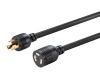 Monoprice 40145 power cable Black 177.2" (4.5 m) NEMA L5-30P NEMA L5-30R2