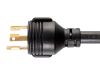 Monoprice 40145 power cable Black 177.2" (4.5 m) NEMA L5-30P NEMA L5-30R3