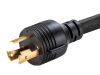 Monoprice 40145 power cable Black 177.2" (4.5 m) NEMA L5-30P NEMA L5-30R5